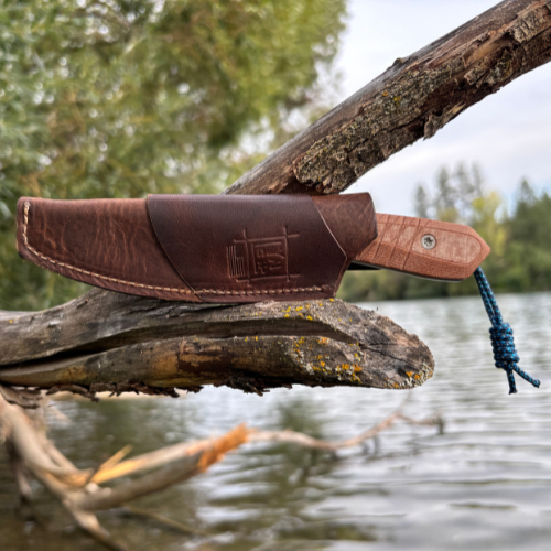 Sparrow Seven Fixed Blade Pocket Carry Leather Sheaths